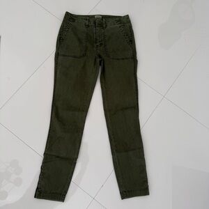 j.crew jeans army green